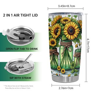 Foto 2 | Foto 2 | Taza De Viaje Oasisdream Vaso De Acero Inoxidable 600 Ml - Venta Internacional.