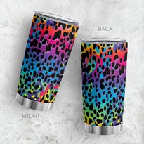 Vaso Oasisdream De Acero Inoxidable De 600 Ml Con Estampado De Leopardo - Venta Internacional.