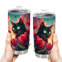 Vaso De Viaje Oasisdream De Acero Inoxidable Con Tapa 600 Ml - Venta Internacional.