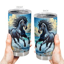 Taza De Café Tumbler Oasisdream De Acero Inoxidable 600 Ml - Venta Internacional.