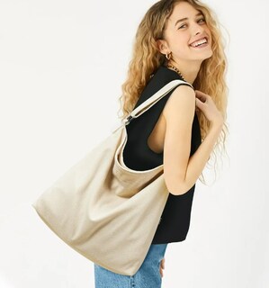 Foto 3 | Foto 3 | Bolsa Tote Xtellar de Pana Beige
