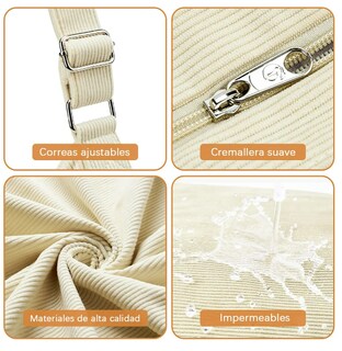 Foto 4 | Foto 4 | Bolsa Tote Xtellar de Pana Beige