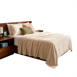 Foto 2 | Foto 2 | Cobertor Ligero Matrimonial Elefantito Hogar Color Crema Liso Ultrasuave