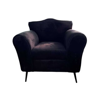 Foto 2 | Foto 2 | Sillon Vintage Individual Cómodo Moderno Juvenil Sofas Liso Princesa Negro R21 Muebles