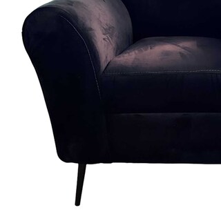 Foto 5 | Foto 5 | Sillon Vintage Individual Cómodo Moderno Juvenil Sofas Liso Princesa Negro R21 Muebles