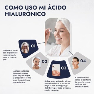 Foto 6 | Foto 6 | Kit Para Preparar Ácido Hialurónico Hebbe Completo Hidratación Y Rejuvenecimiento