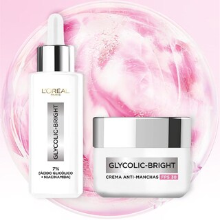 Foto 1 | Foto 1 | Kit Duo Anti-manchas L'oréal Paris Glycolic Bright Con Ácido Glicólico Y Niacinamida