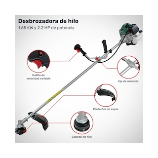 Foto 2 | Foto 2 | Desbrozadora Jardimex Gasolina Recta 52cc 2.2hp 800ml