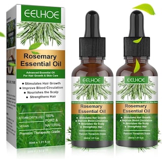 Foto 1 | Foto 1 | Pack De 2 Aceites De Romero Para Estimular El Crecimiento Y Nutrir El Cabello 30ml