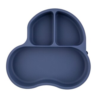 Foto 7 | Foto 7 | Plato Con Divisiones Papu Baby Azul Marino De Silicón Con Succión Para Bebés 2 Piezas