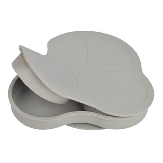 Foto 6 | Foto 6 | Plato Divisiones Papu Baby Gris Silicón Succión Bebés