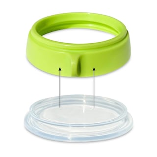 Foto 2 | Foto 2 | Tapas De Almacenamiento Comotomo Gris Silicona Grado Alimenticio A Prueba De Fugas