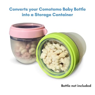 Foto 4 | Foto 4 | Tapas De Almacenamiento Comotomo Gris Silicona Grado Alimenticio A Prueba De Fugas