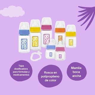 Foto 3 | Foto 3 | Set De Biberones Docura Blanco Anticólicos Y Antireflujo De Silicón Para Recién Nacido