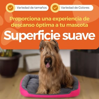 Foto 3 | Foto 3 | Cama Para Perro Pets Apparel Hills Fucsia Gris Resistente Y Confortable