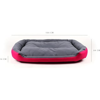 Foto 5 | Foto 5 | Cama Para Perro Pets Apparel Hills Fucsia Gris Resistente Y Confortable