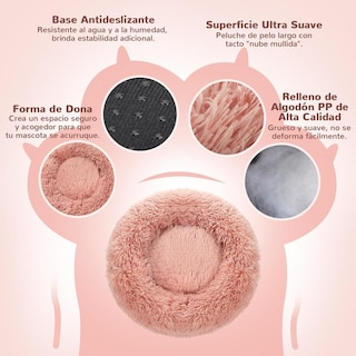 Foto 5 | Foto 5 | Cama Para Perro Spring Blossoms Polvo De Hadas Antideslizante Y Mullida En Piel Peluda Autocalentabl