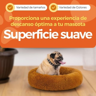 Foto 3 | Foto 3 | Cama Para Perro Hills Beige Tipo Dona Anti Estrés Small