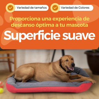 Foto 3 | Foto 3 | Cama Para Perro Pets Apparel Hills Fucsia Gris Resistente Y Confortable