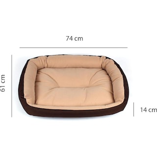 Foto 6 | Foto 6 | Cama Para Perro Hills Cafe Beige Resistente Y Confortable Con Relleno Suave