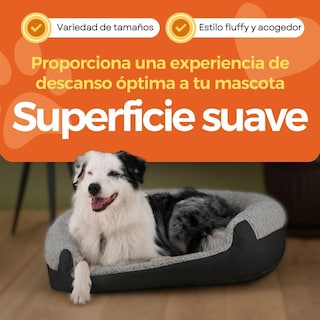 Foto 2 | Foto 2 | Cama Para Perro Hills Negra Forro Acolchonado Large