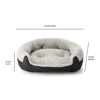 Foto 4 | Foto 4 | Cama Para Perro Hills Negra Forro Acolchonado Large