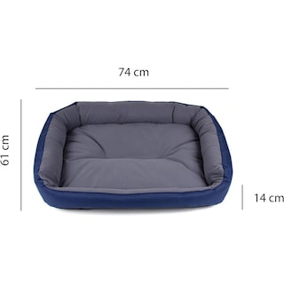 Foto 6 | Foto 6 | Cama Para Perro Pets Apparel Hills Marino Gris Resistente Confortable Con Relleno Suave