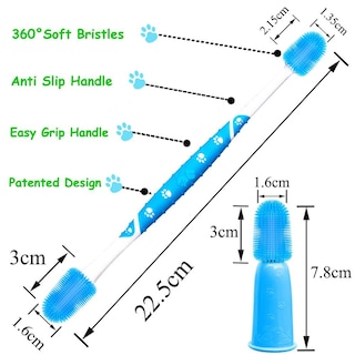 Foto 3 | Foto 3 | Cepillo De Dientes Para Perro Rosylife Neutro De Tamaño Pequeno A Grande