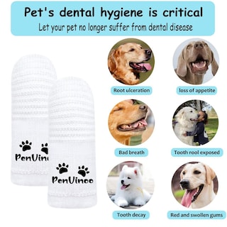 Foto 5 | Foto 5 | Cepillo De Dientes Para Perro Rosylife Neutro De Tamaño Pequeno A Grande