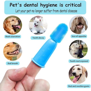 Foto 6 | Foto 6 | Cepillo De Dientes Para Perro Rosylife Neutro De Tamaño Pequeno A Grande