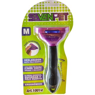 Foto 1 | Foto 1 | Deslanador Sevenpet Negro Con Navaja Horizontal Ergonómico Para Mascotas