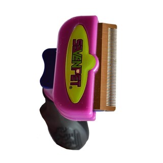 Foto 5 | Foto 5 | Deslanador Sevenpet Negro Con Navaja Horizontal Ergonómico Para Mascotas