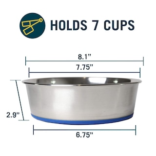 Foto 8 | Foto 8 | Plato De Acero Inoxidable Our Pets Durapet Premium 7 Tazas Para Perros