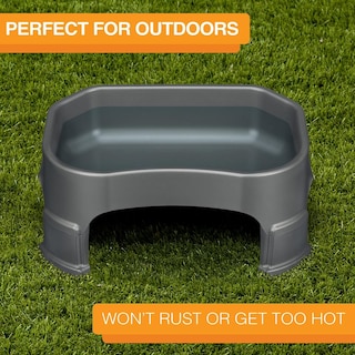 Foto 4 | Foto 4 | Tazón Grande Para Mascota Neater Pet Brands Gunmetal Grey Con Extensiones De Pierna Para Perro