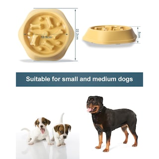 Foto 2 | Foto 2 | Plato Antideslizante Weeksun Comida Lenta Gris Para Perro Pequeño Y Mediano