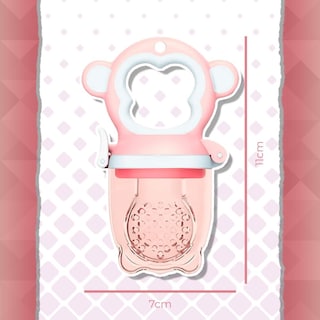 Foto 2 | Foto 2 | Chupón Para Fruta Y Papilla Monkey Rosa Con Seguro Y Tapa Libre De Bpa