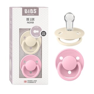Foto 1 | Foto 1 | Chupones Bibs The Lux Silicon Ivory Baby Pink 0-3 Años 2 Pza