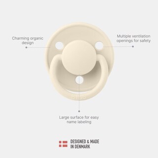 Foto 5 | Foto 5 | Chupones Bibs The Lux Silicon Ivory Baby Pink 0-3 Años 2 Pza