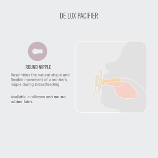 Foto 6 | Foto 6 | Chupones Bibs The Lux Silicon Ivory Baby Pink 0-3 Años 2 Pza