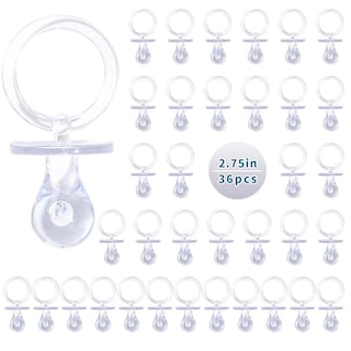 Foto 1 | Foto 1 | Chupetes Acrílicos Xinhuidalsq Transparentes Para Juego De Baby Shower 36 Piezas