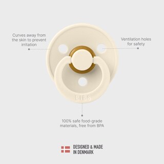 Foto 4 | Foto 4 | Chupetes Bibs Blush Mix Libre De Bpa Diseño Exclusivo Talla 1 Tetina Redonda Látex Natural 0-6 Meses