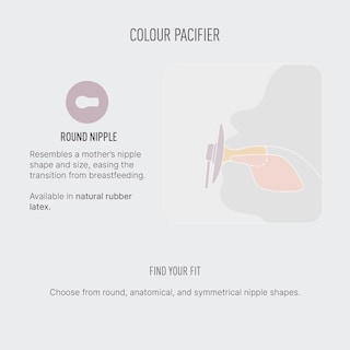 Foto 5 | Foto 5 | Chupetes Bibs Pin Sky Blue Tetina Redonda Látex Natural Talla 2