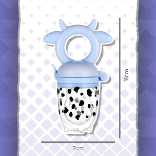 Foto 2 | Foto 2 | Chupón Alimentador Vaquita Azul Con Seguro Y Tapa Para Bebés De 4 Meses