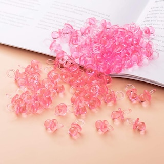 Foto 4 | Foto 4 | Mini Chupetes De Acrílico Juxinda Rosa Para Decoración De Baby Shower