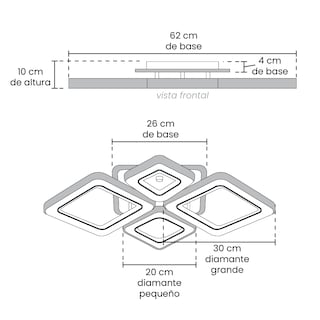 Foto 8 | Foto 8 | Lámpara De Techo Mil Luces Lynx 004