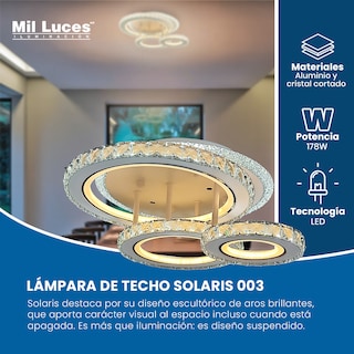 Foto 7 | Foto 7 | Lámpara De Techo Mil Luces Solaris 003
