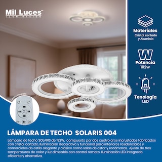 Foto 7 | Foto 7 | Lámpara De Techo Mil Luces Solaris 004