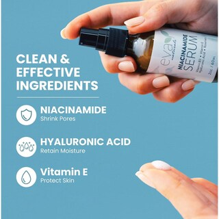 Foto 5 | Foto 5 | Sérum De Niacinamida Eva Naturals 5% Con Ácido Hialurónico Y Aloe Para Reducción De Arrugas Y Acné