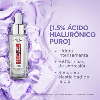 Foto 7 | Foto 7 | Kit Revitalift L'oreal Paris Ácido Hialurónico Con Serum Facial Crema De Ojos Y Protector Solar Uv