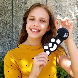 Foto 6 | Foto 6 | Tamtam Mini Rock And Roll It Negro Blanco Con Llavero Clip Y Batería Incluida